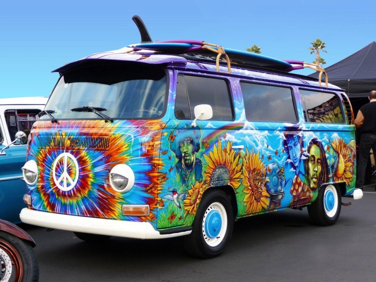 Volkswagen Camper t1 хиппи