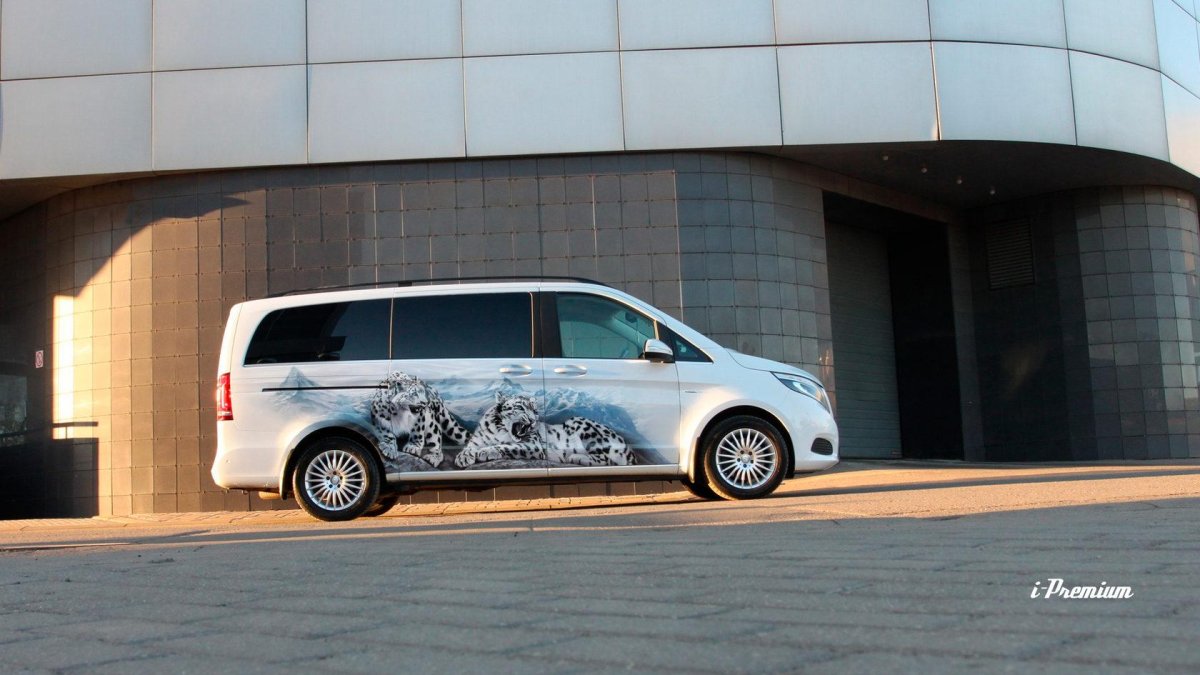 Аэрография на Мерседес