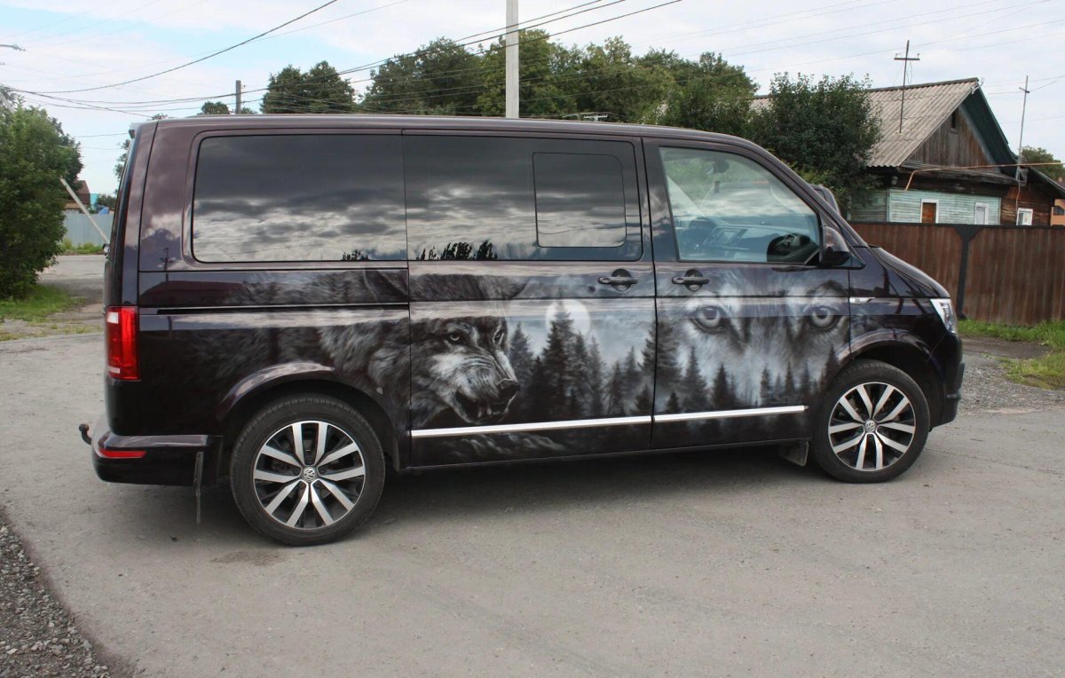 Volkswagen Multivan t5 аэрография