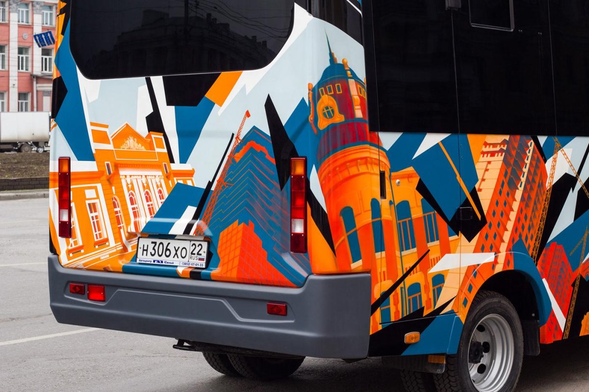 Роспись автобуса