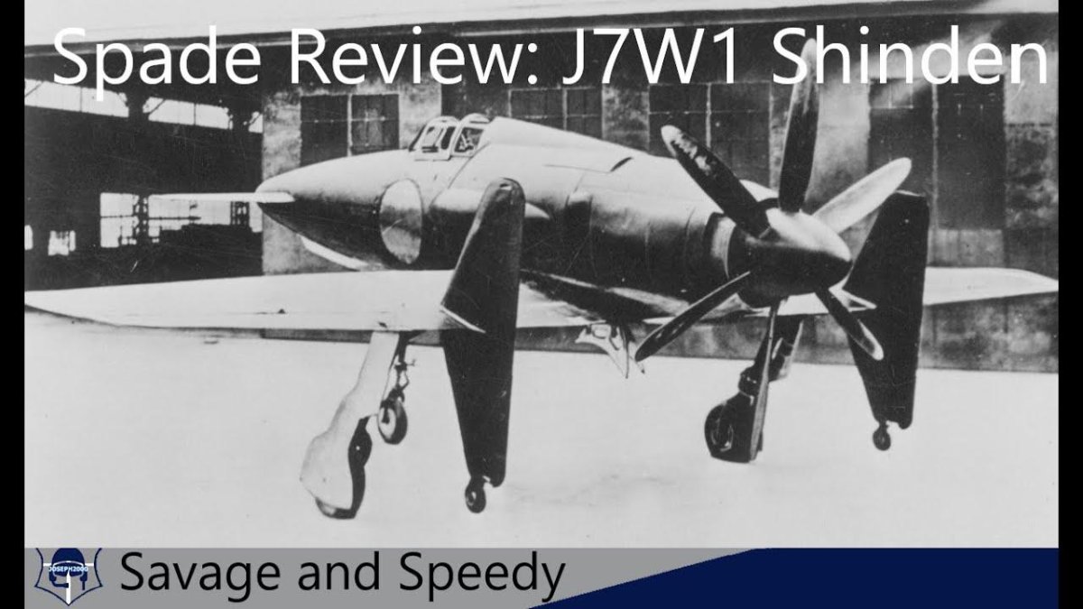 Kyushu j7w Shinden истребитель