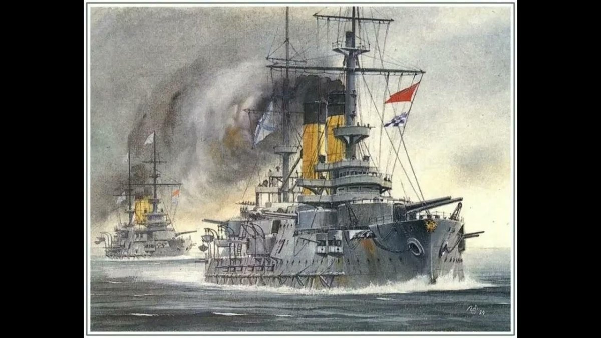 Броненосец Орел Цусимское сражение 1905