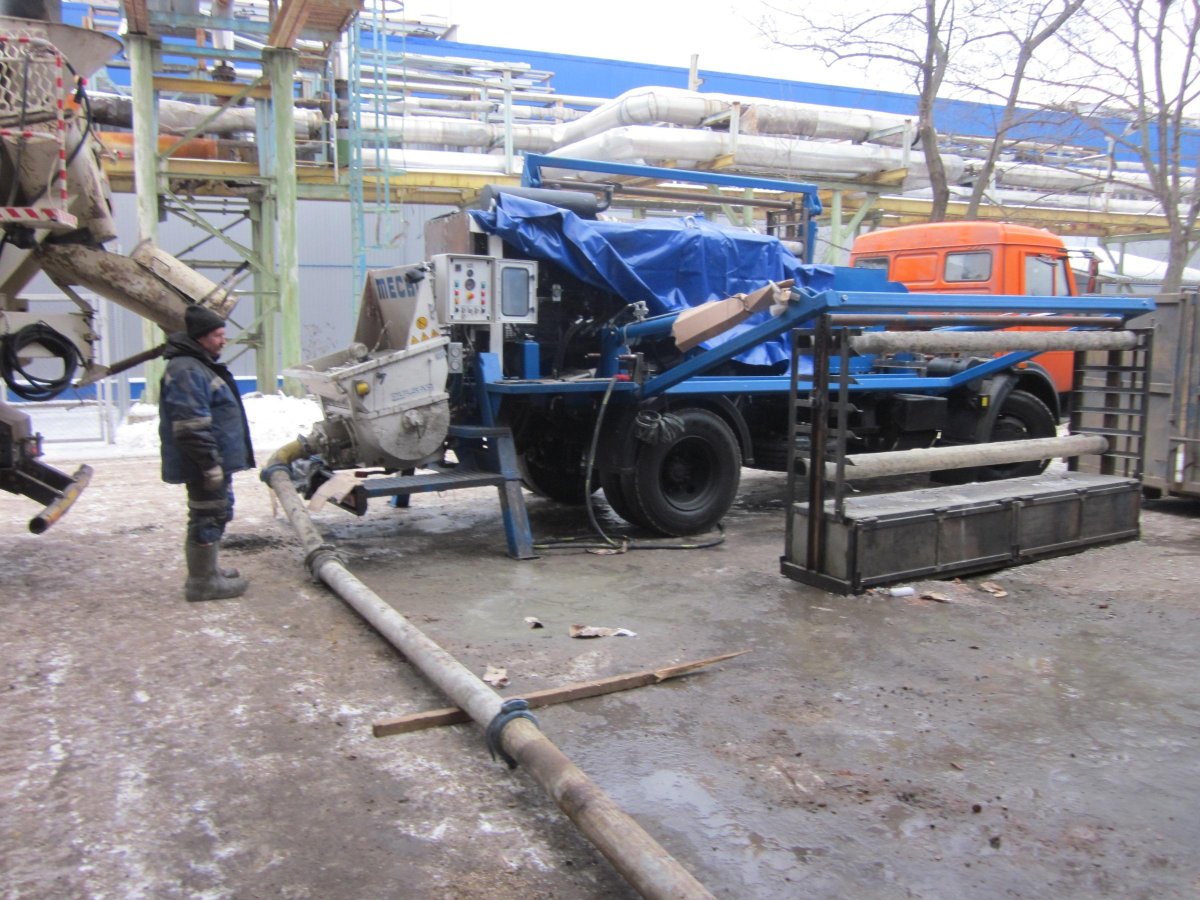 КАМАЗ бетононасос линейный