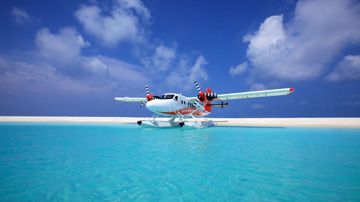 Гидроплан Мальдивы