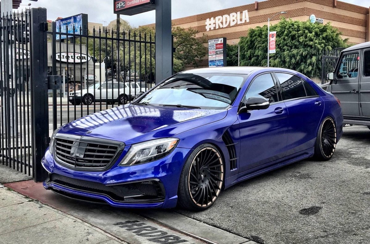 S klasse 222 AMG Blue