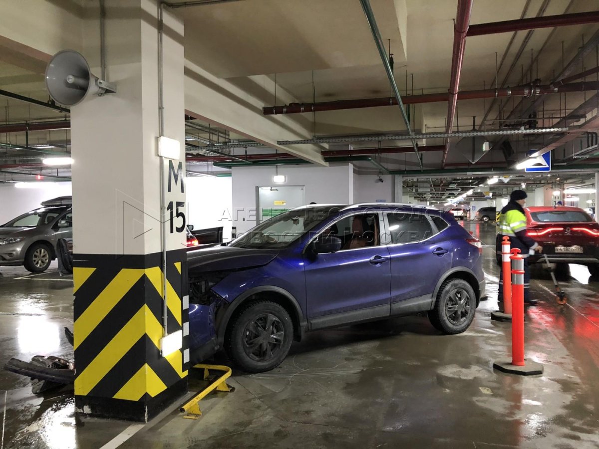 Подземная парковка в ТЦ Косино