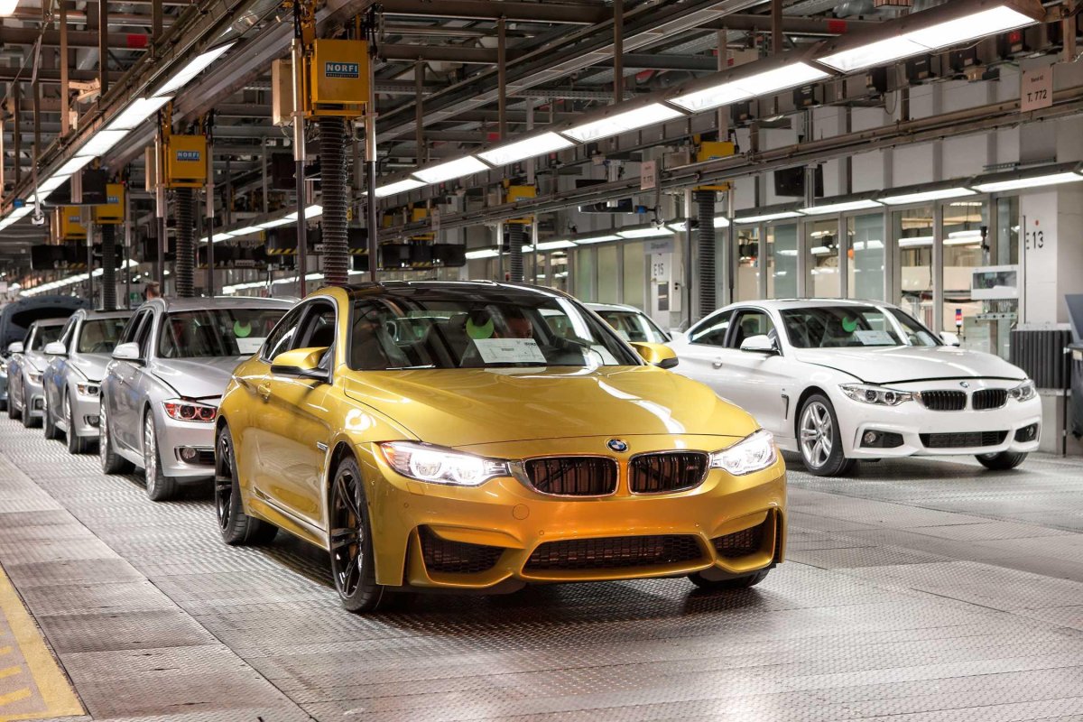 BMW m4 производство