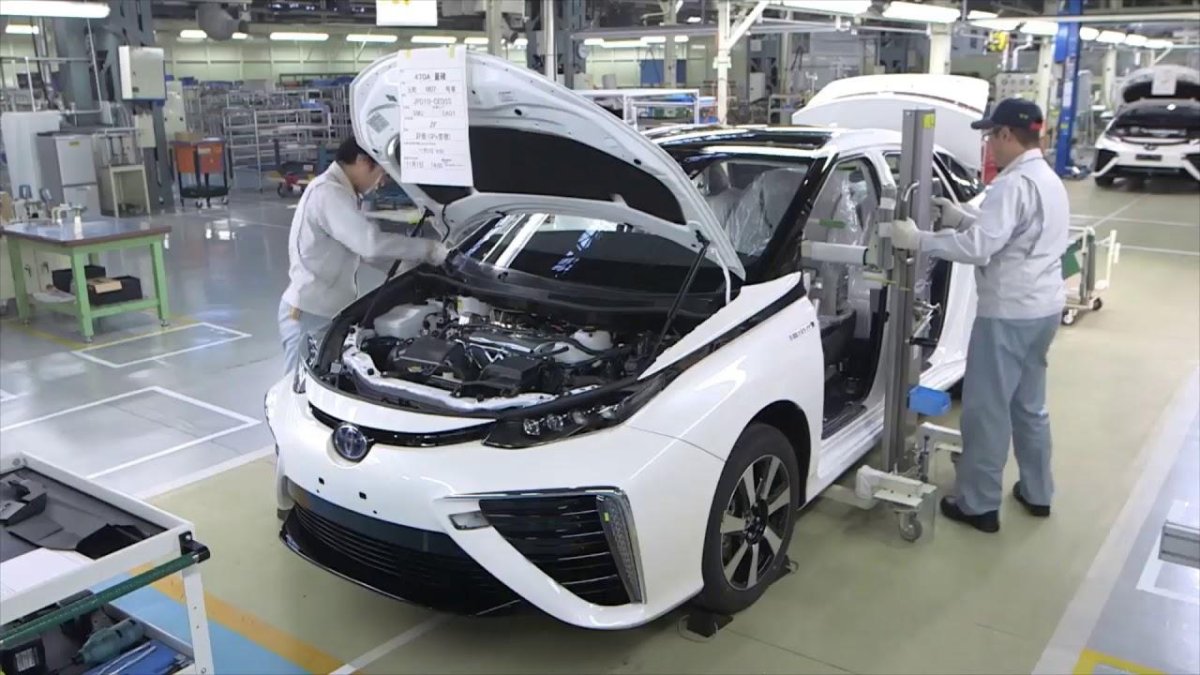 Завод Toyota в Японии