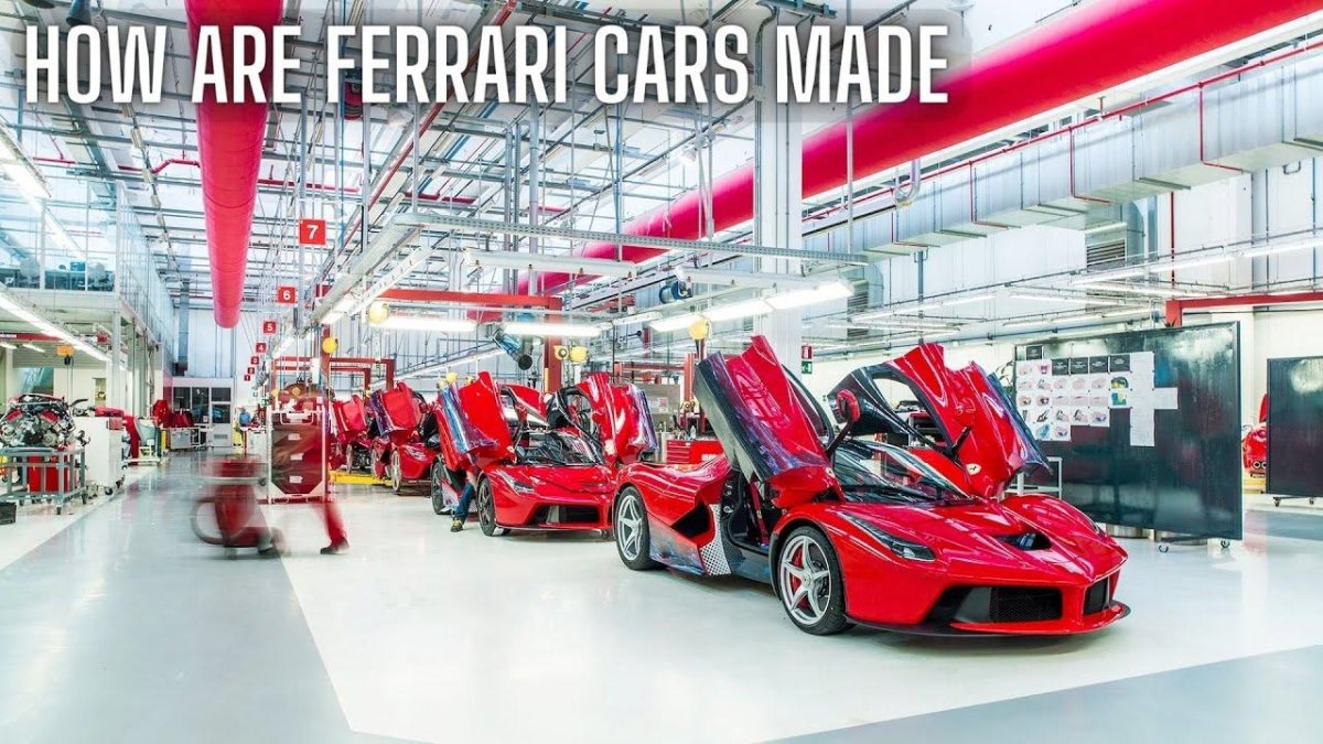 Завод Феррари в Италии