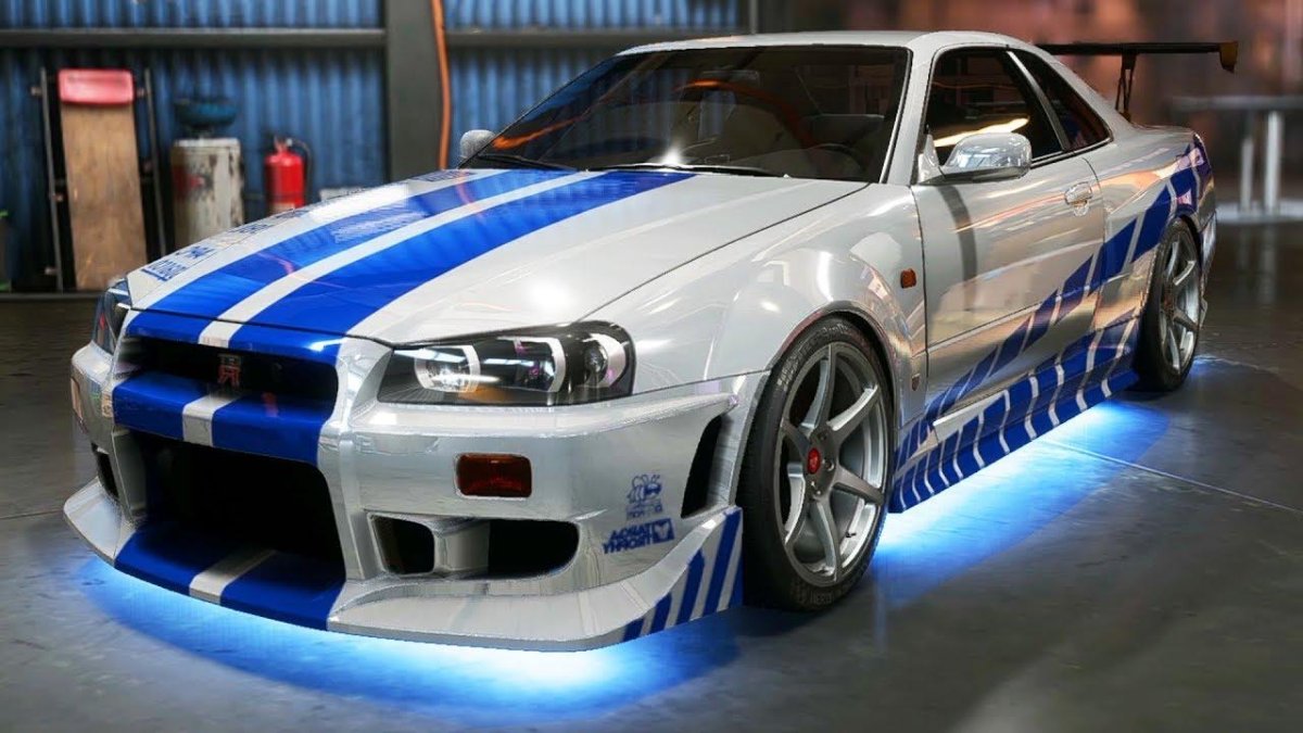 Nissan Skyline r34 gt-r Форсаж 2