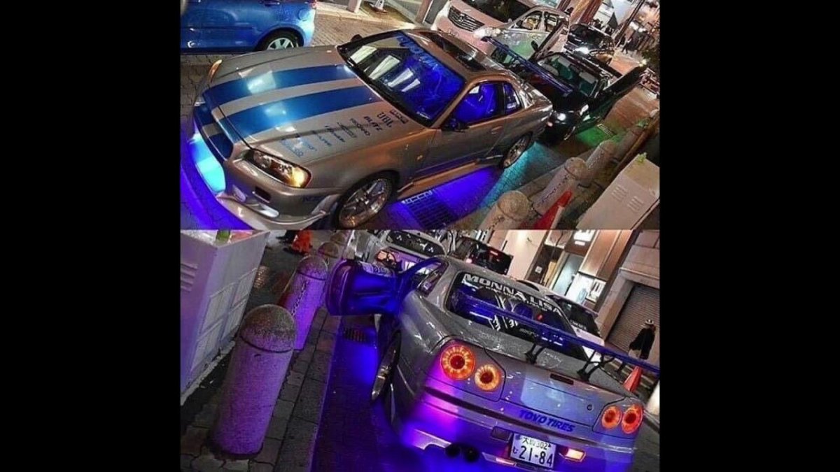 Nissan Skyline r34 Форсаж салон