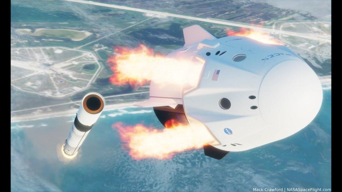 Крю драгон космический корабль