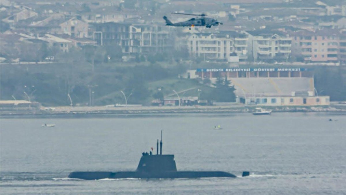 Турецкая подводная лодка TCG Atilay