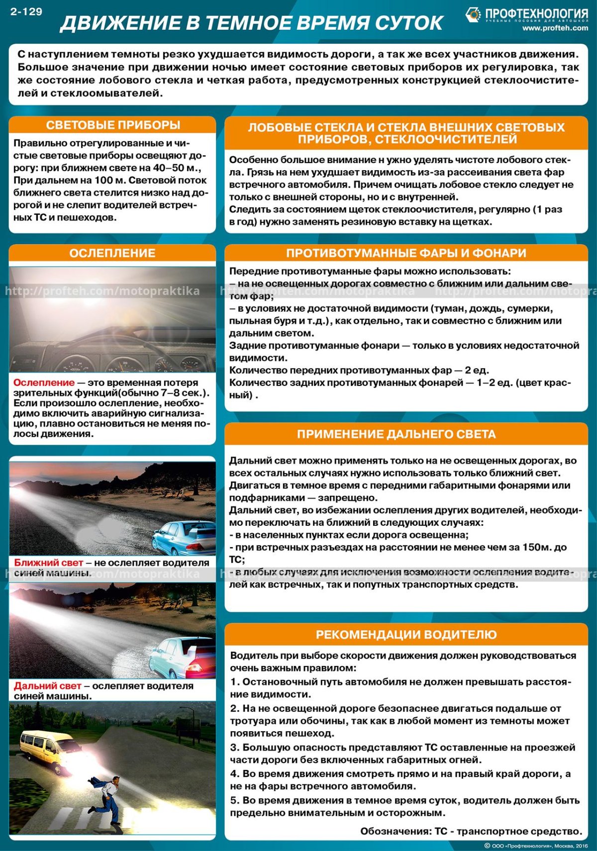 Памятка водителя транспортного средства