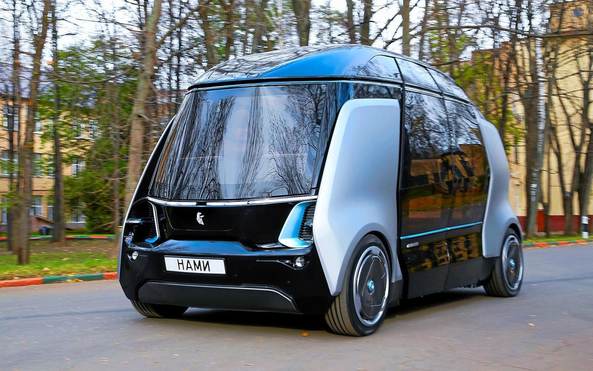 КАМАЗ-1221 Шатл беспилотный автобус