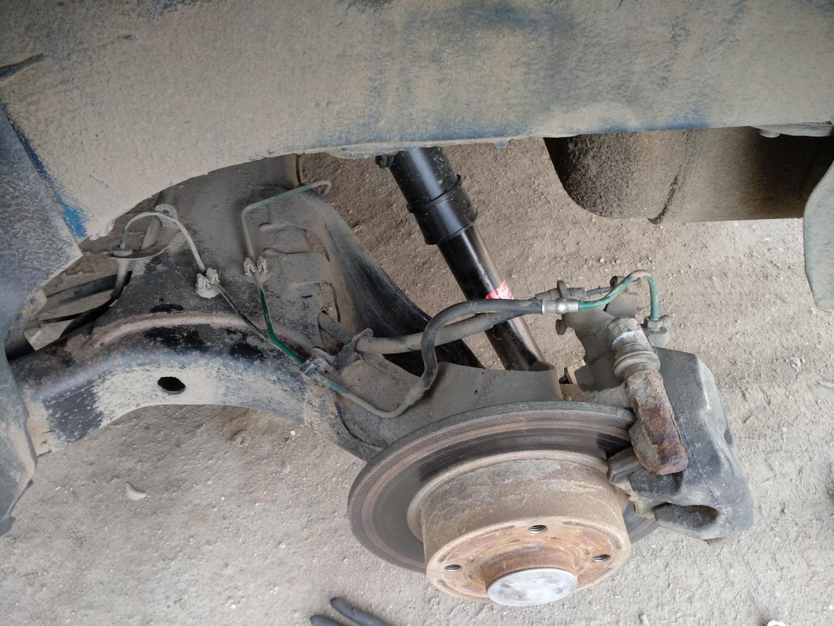 Renault Scenic 2 задняя подвеска