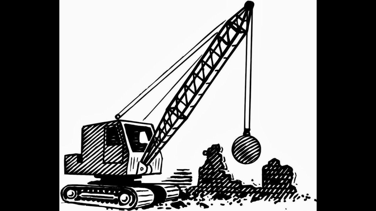 Экскаватор-Драглайн с шаровым рыхлителем