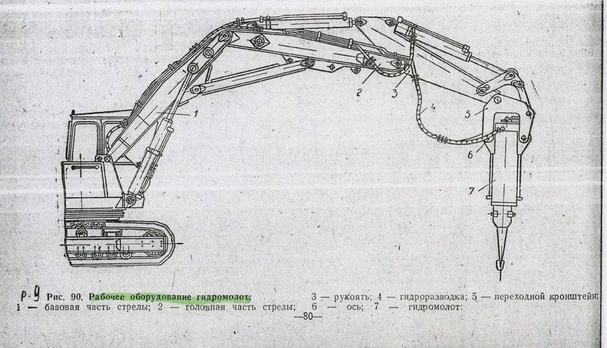 Экскаватор ЭО 4124 чертеж