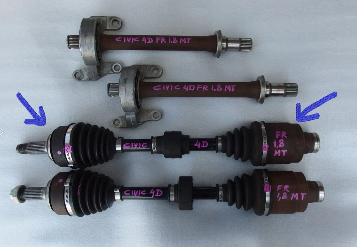 Фото привода правого и левого на Honda Civic 4 d