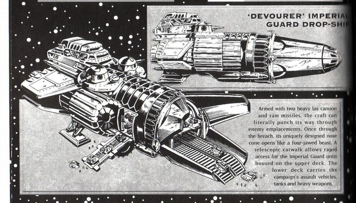 Десантный корабль вархаммер 40000