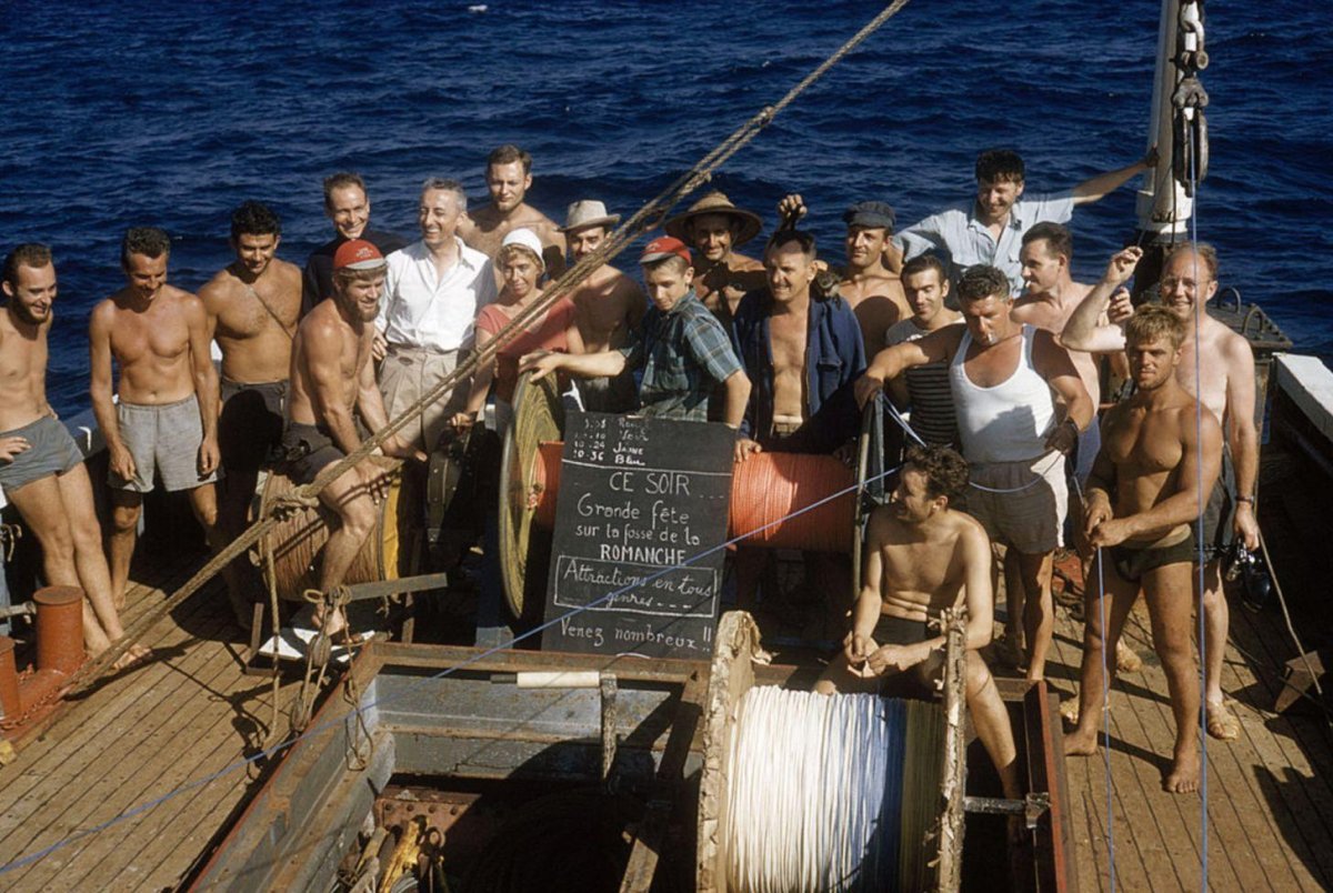 Жак Ив Кусто и команда