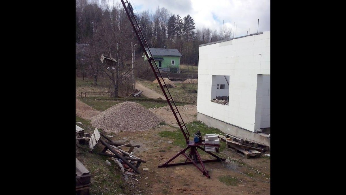 Мини кран строительный OCALIFT 400/600 кг