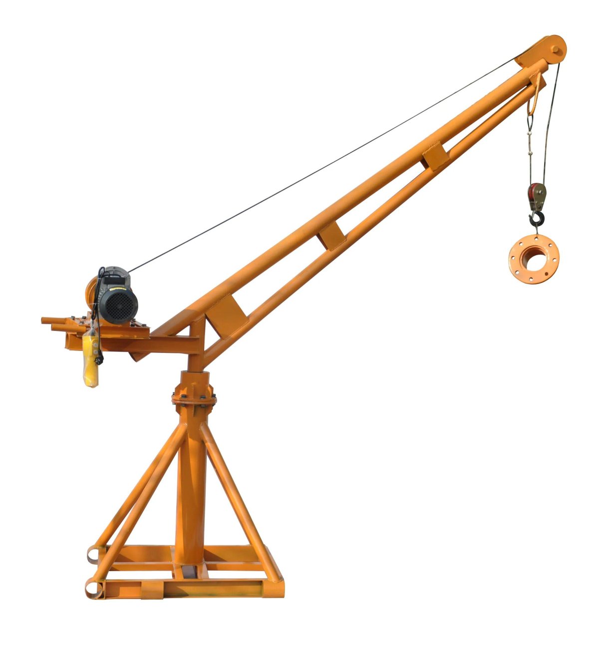 Мини кран на крышу OCALIFT lt300 ГП 300 кг 40м 220в с выдвижной стрелой