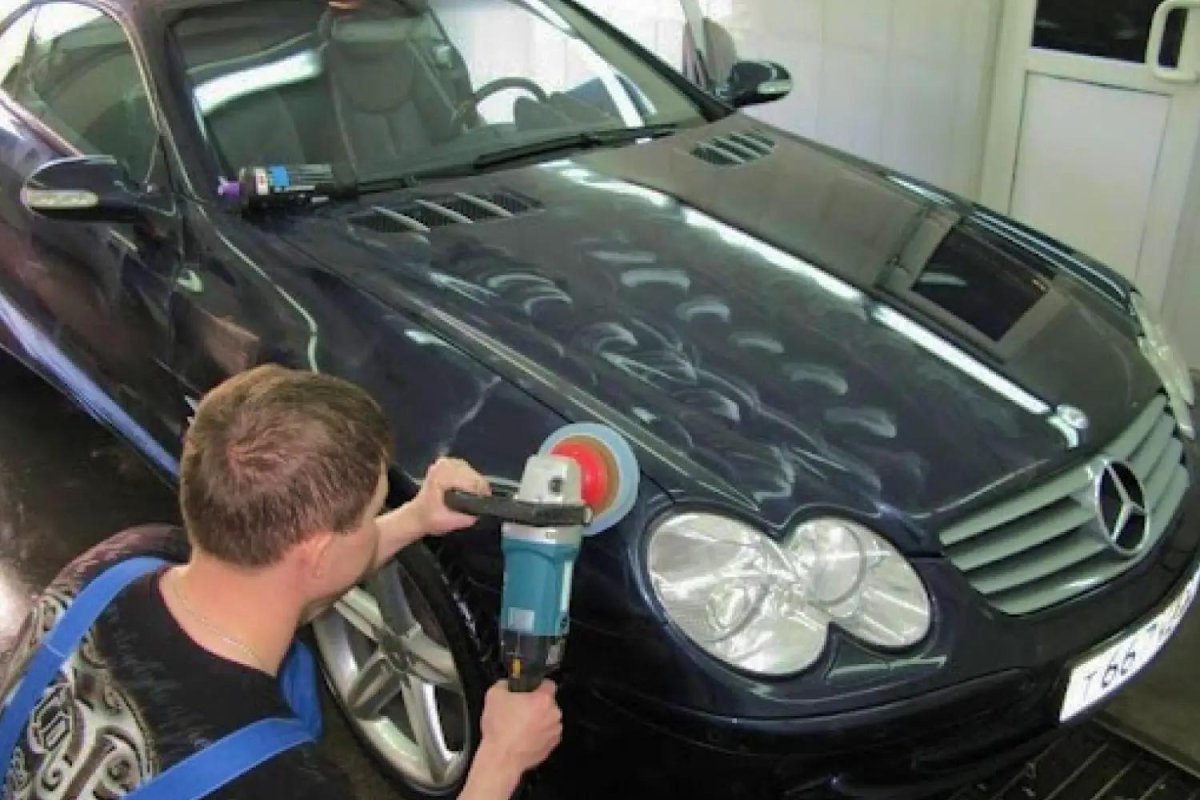 Кузов автомобиля полированный