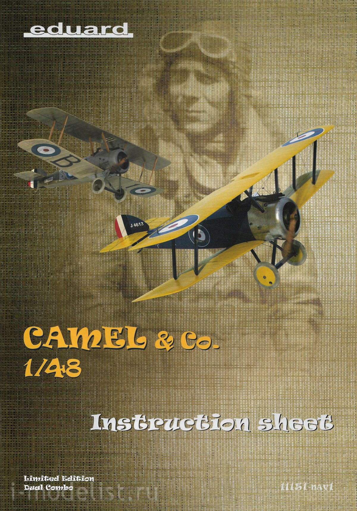 Eduard 1/48 истребитель Sopwith Camel Comic