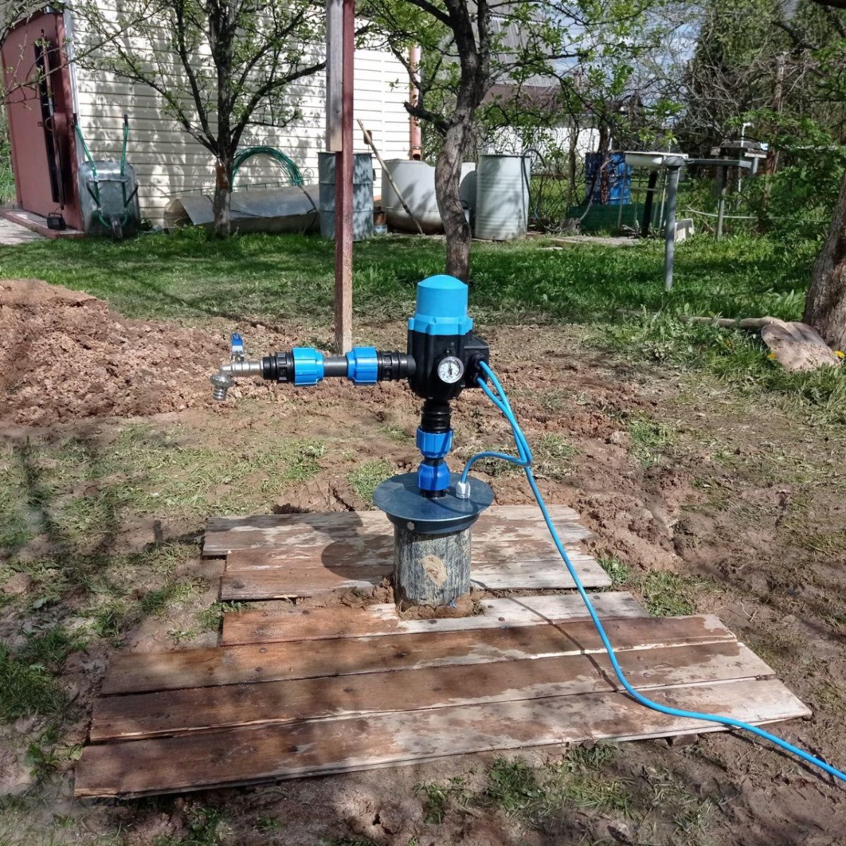 Летний водопровод из скважины