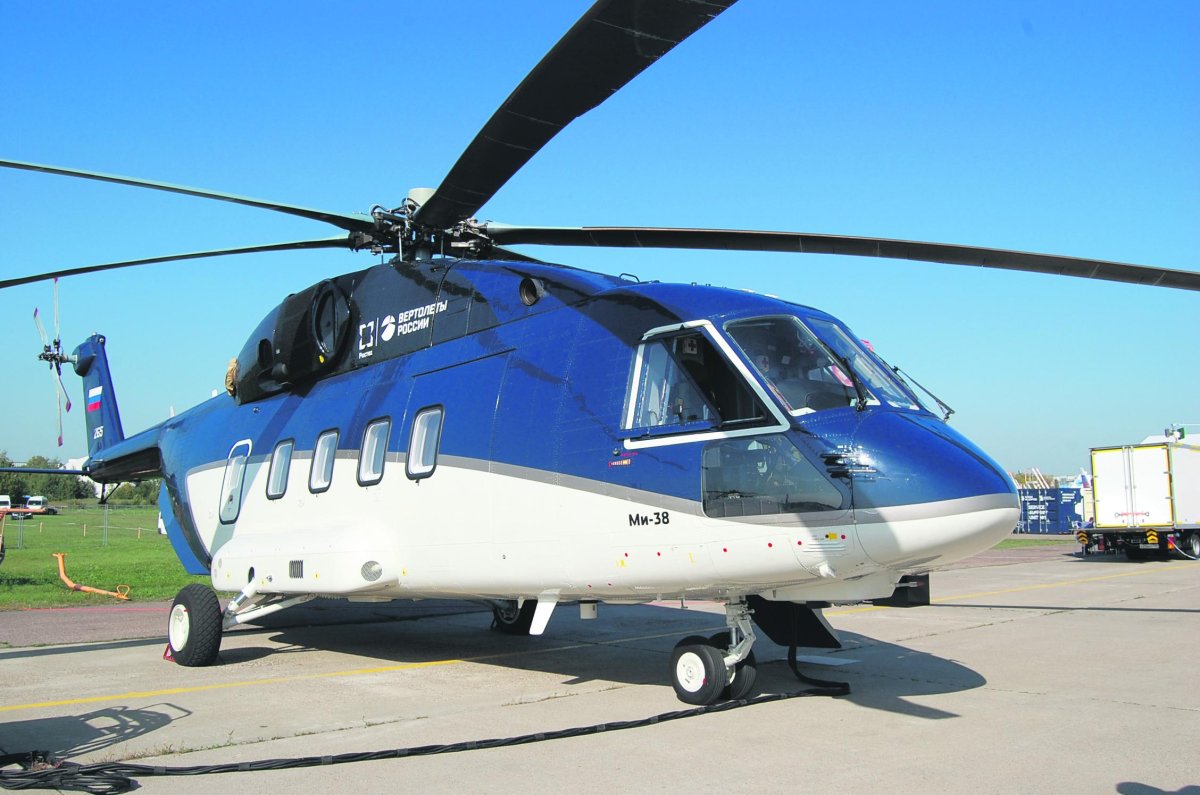 Ми-38 вертолёт салон