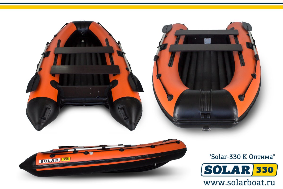 Лодка надувная моторная Solar-330 к (Оптима)
