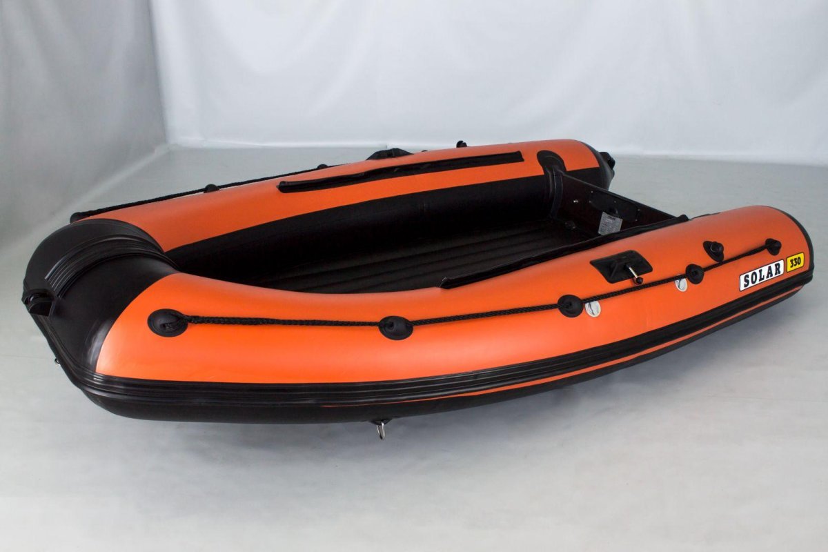 Надувная лодка Солар Оптима-380 оранжевый