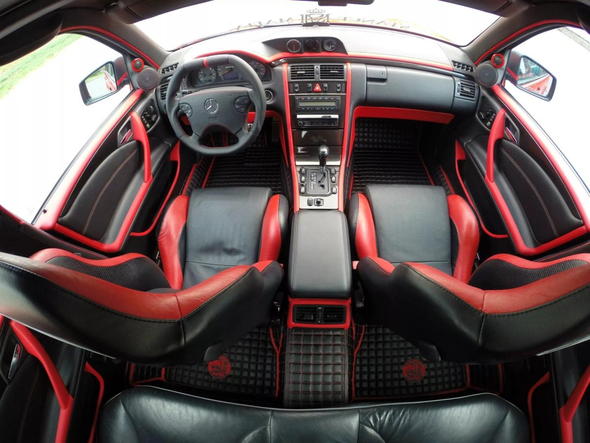 Салон Mercedes w210 Red