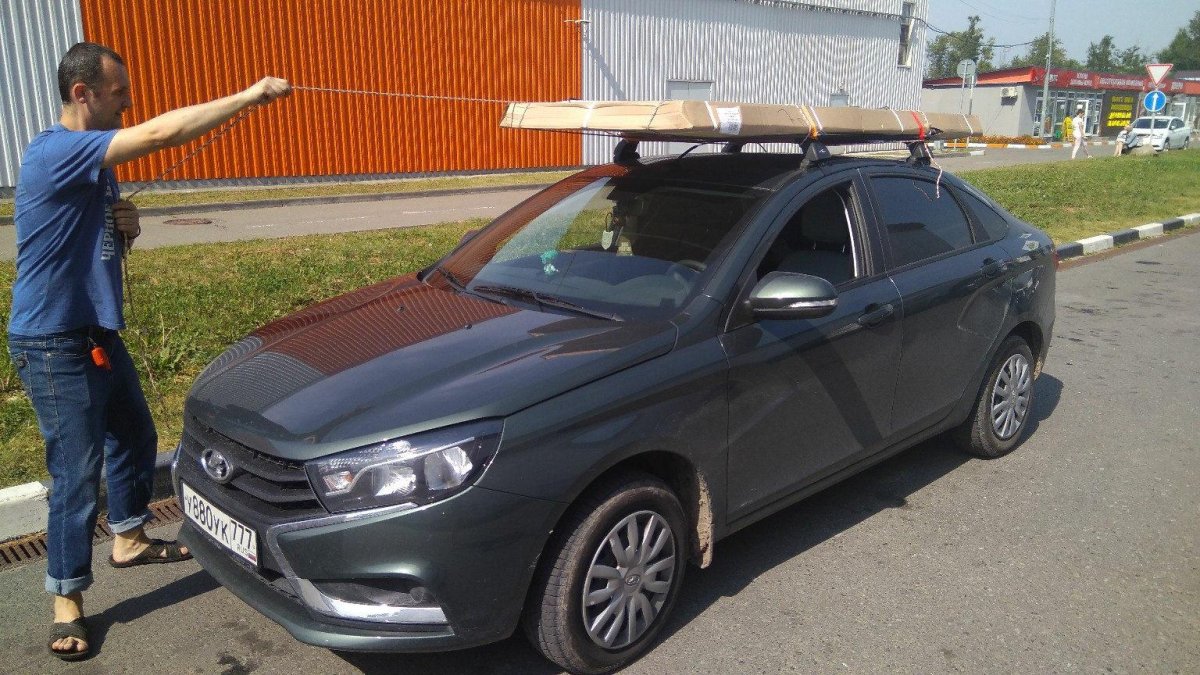 Багажник на крышу Лада Веста св