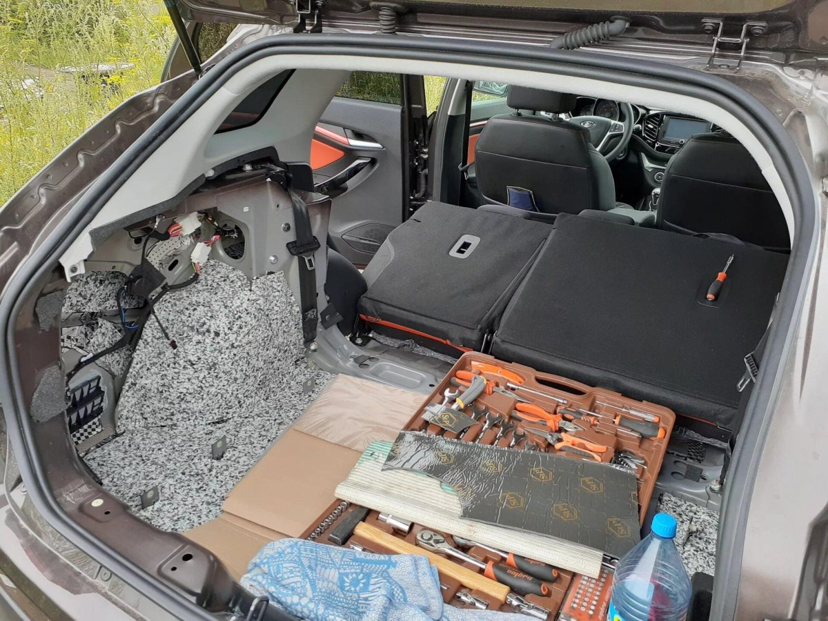 Лада Веста св кросс багажник