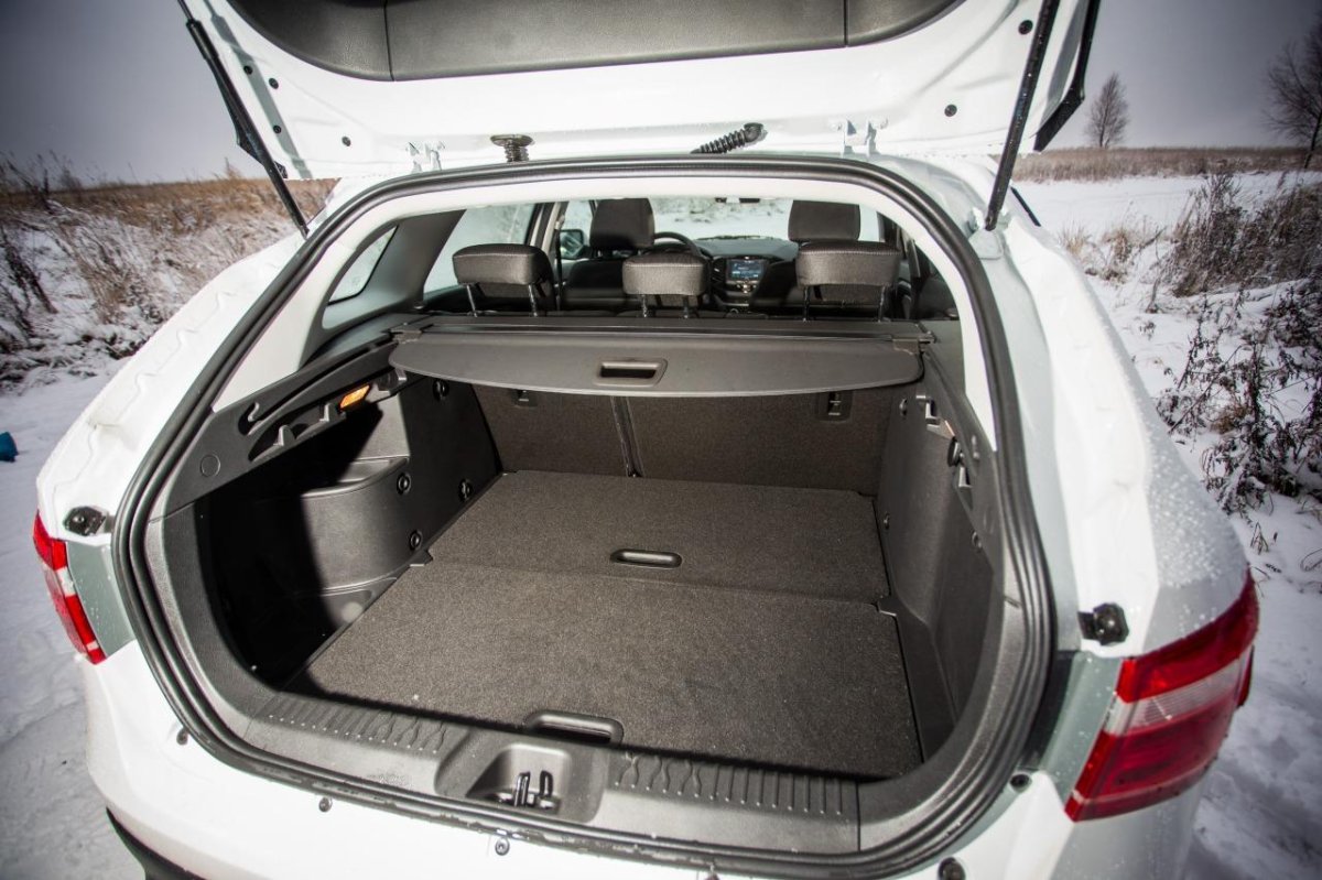 Веста св кросс багажник