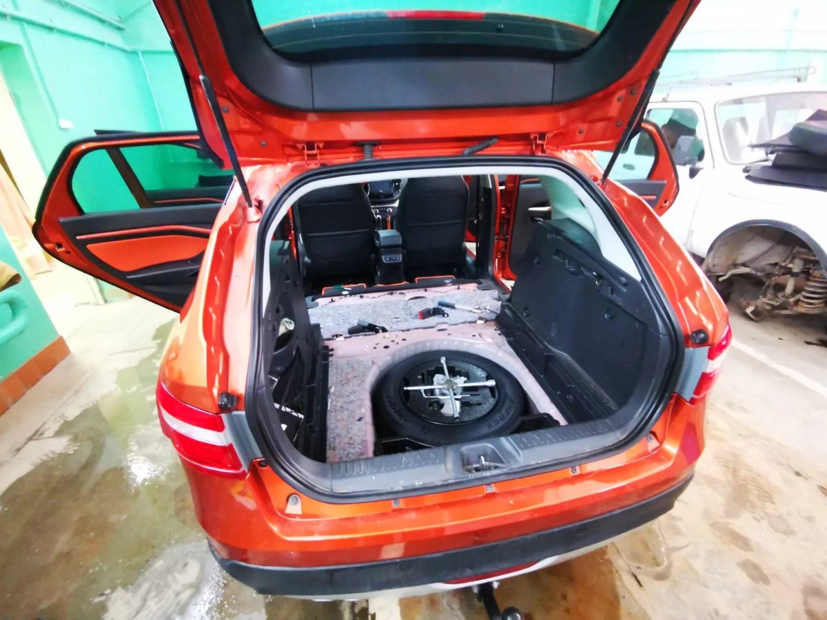 Лада Веста SW Cross багажник