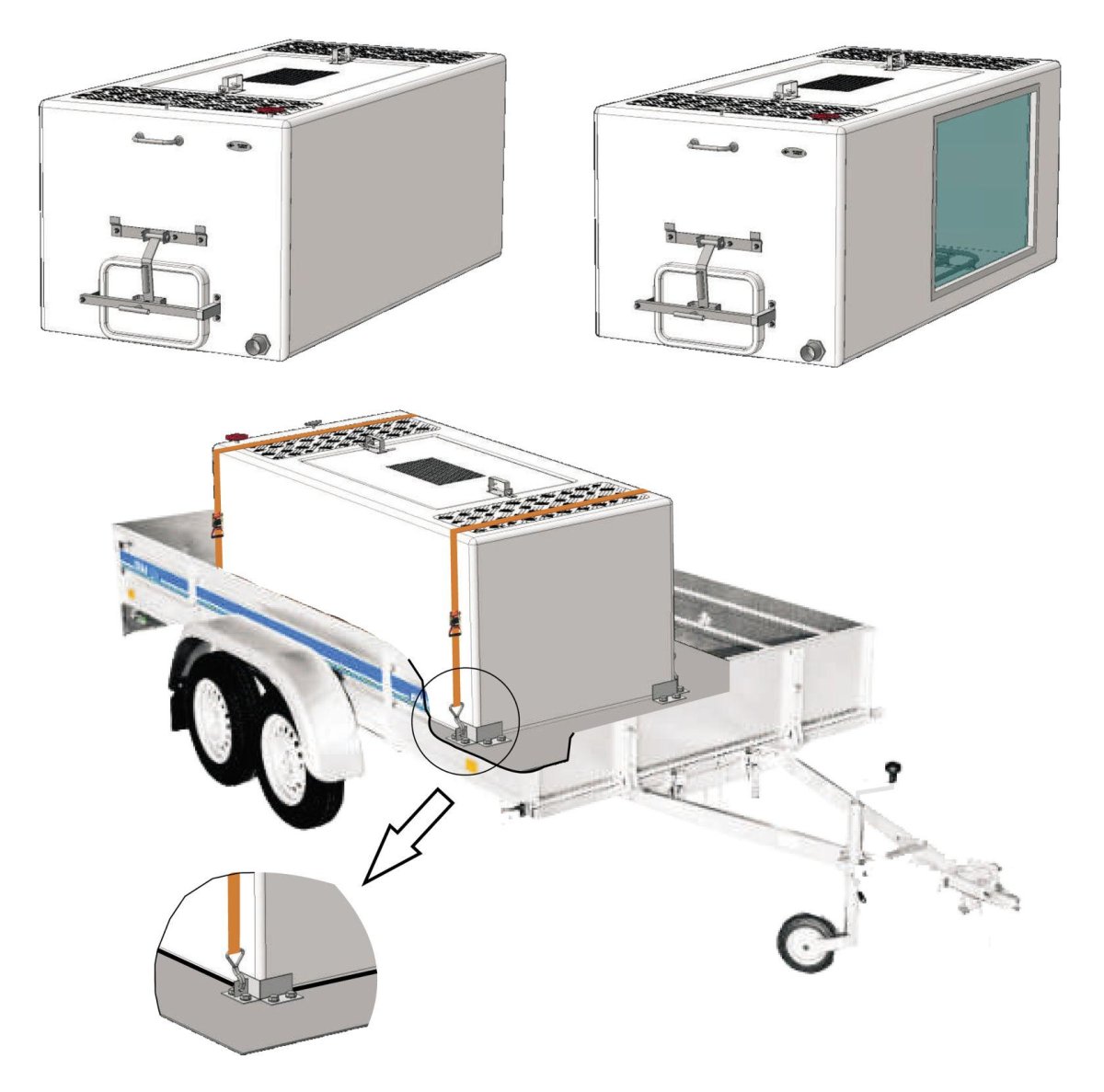 Контейнер для перевозки живой рыбы