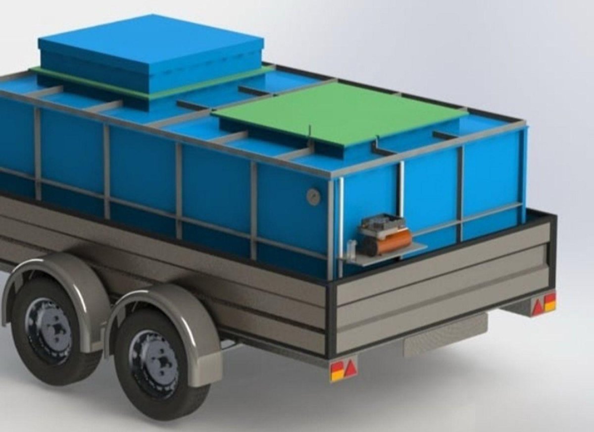 ЭКОПОЛИМЕР емкости для перевозки живой рыбы