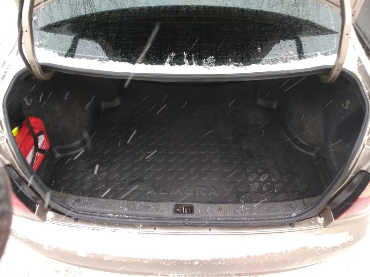 Almera n16 динамика багажника