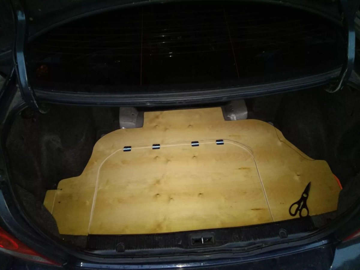 Фальшпол в багажник Ниссан Альмера Классик b10
