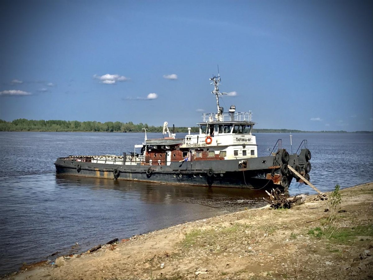 Теплоход плотовод 697