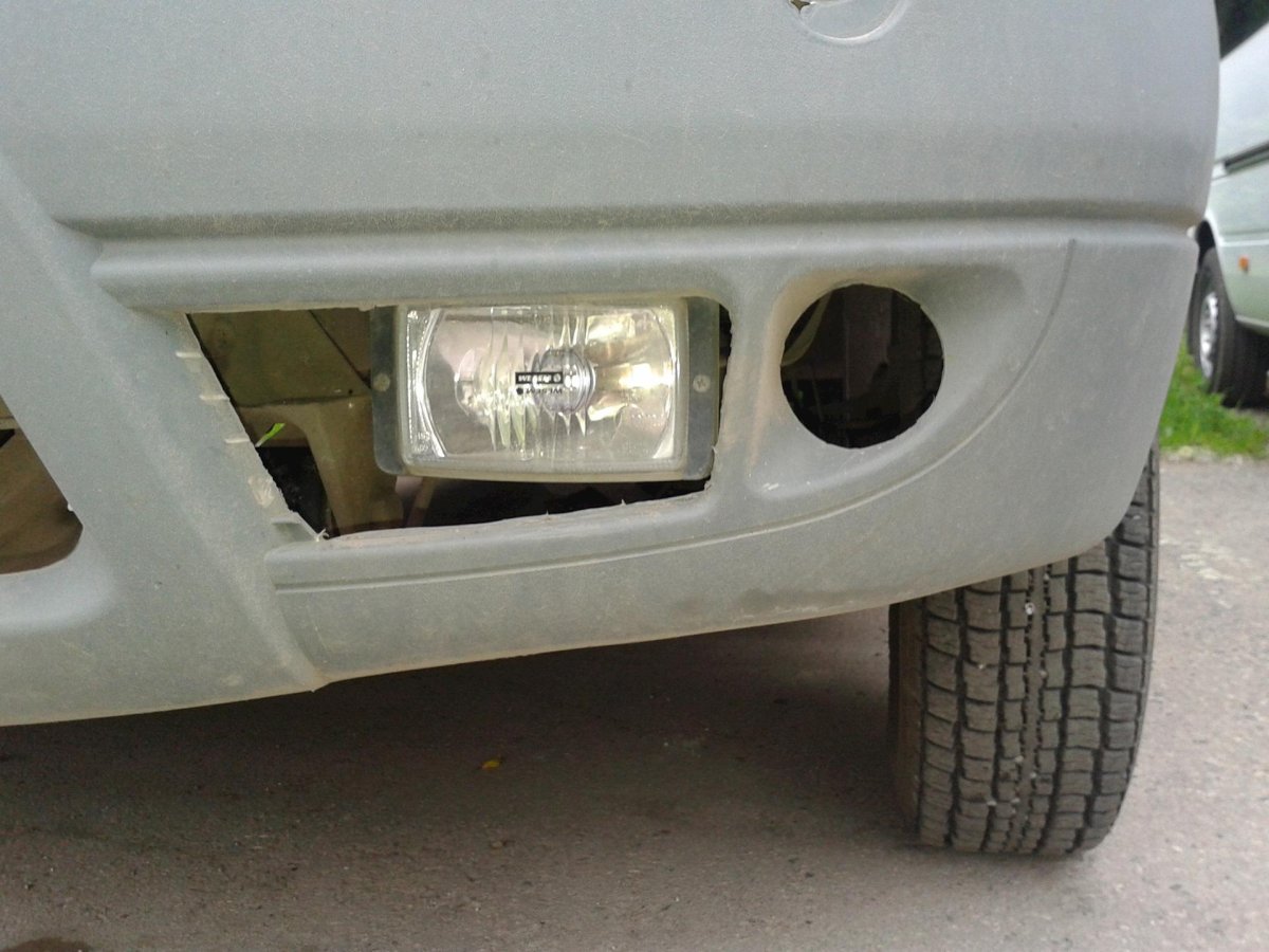 Противотуманки на Газель 3302 в бампер