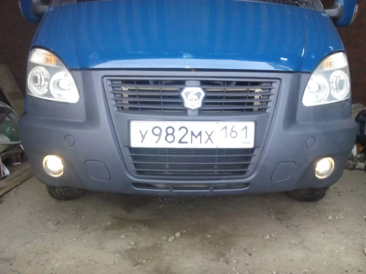 Противотуманные фары Газель 3302 в бампер