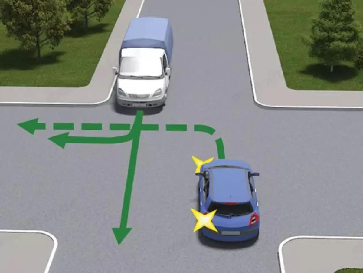 Помеха справа на перекрестке