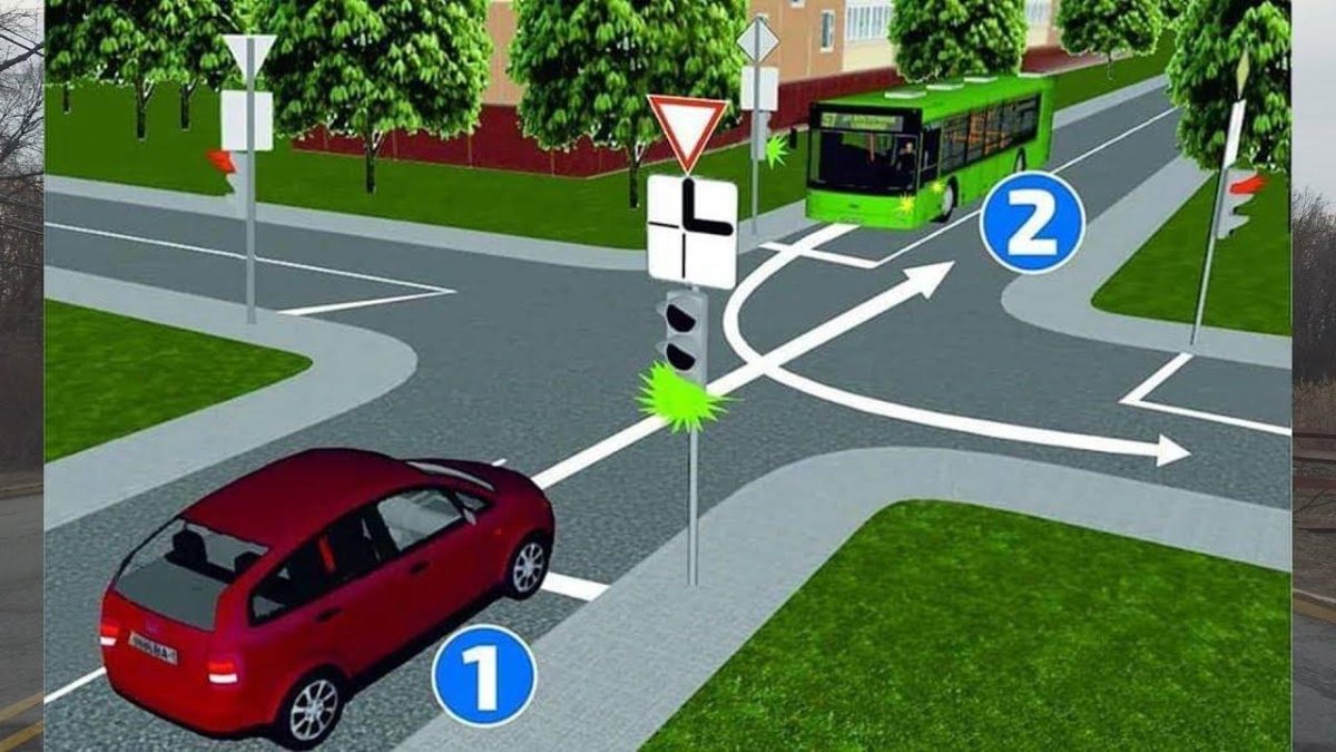 Кто проедет перекресток первым