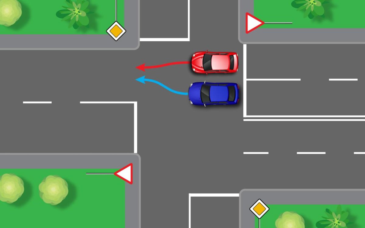 Перекресток одной полосы