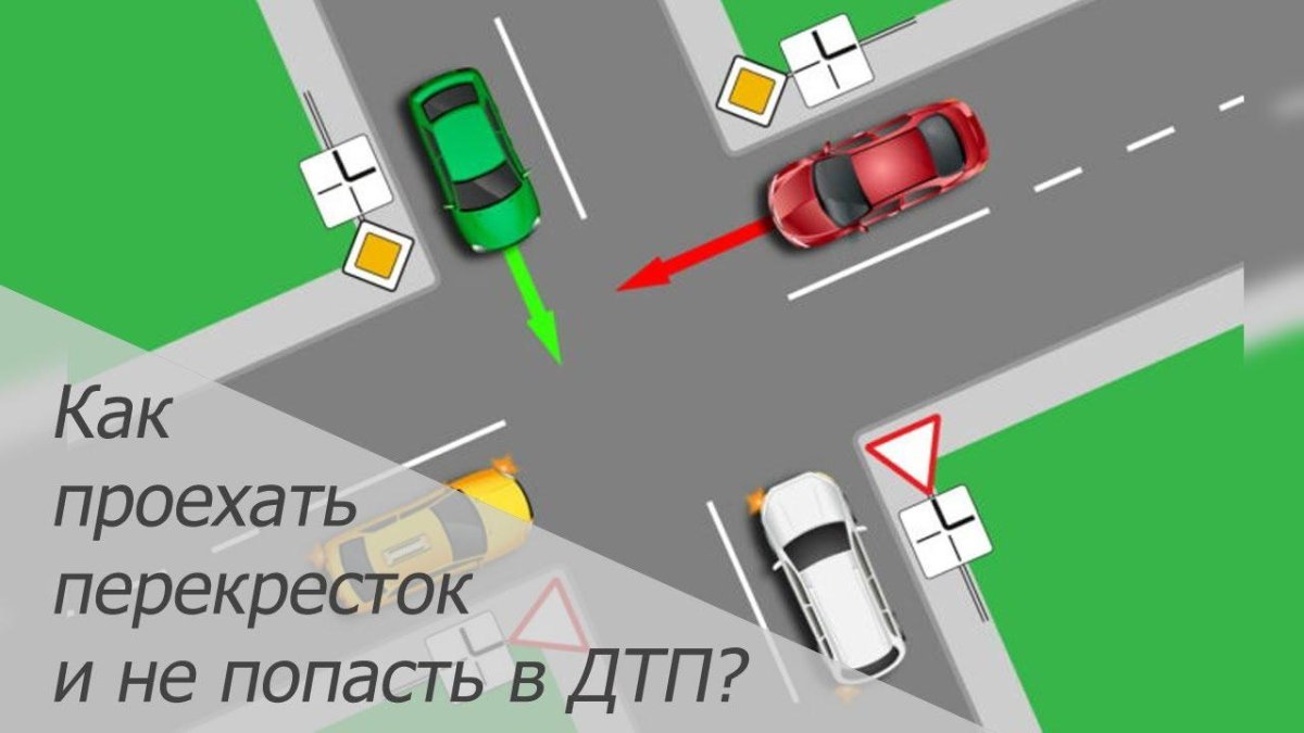 Главная дорога меняет направление на перекрестке