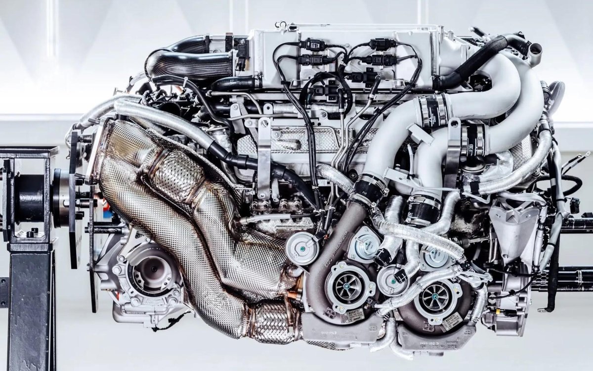 Мотор Бугатти Вейрон w16